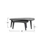 Product Image 3 for Eclipse Nesting Tables, Set of 2 from Creative Co-Op