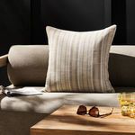 Product Image 2 for Adobe Neutral Stripe Outdoor Pillow from Four Hands