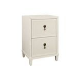 Product Image 2 for Two Drawer Side Table With Fluted Drawer Fronts from Worlds Away