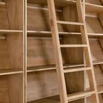 Bane Triple Bookshelf with Ladder - Smoked Pine image 14