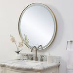 Product Image 4 for Crofton Lighted Brass Round Mirror from Uttermost