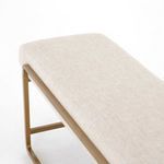 Product Image 5 for Sled Bench Thames Cream from Four Hands