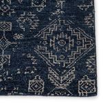 Product Image 4 for Azuma Hand Knotted Tribal Dark Blue / Light Gray Area Rug from Jaipur 