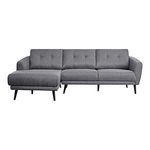 Product Image 4 for Carson Sectional Sofa Grey from Moe's