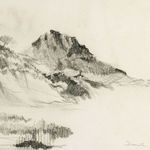 Product Image 6 for Land Sketch 2 Framed Charcoal-Inspired Drawing by Dan Hobday from Four Hands