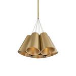 Product Image 1 for Aether Modern Brass Chandelier from Sonneman