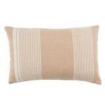 Product Image 3 for Carinda Indoor/ Outdoor Tan/ Ivory Striped Lumbar Pillow from Jaipur 