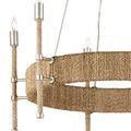 Product Image 6 for Monzie 6-Light Rattan Rope Chandelier from Currey & Company