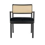 Bramblewood Arm Chair front view highlighting rectangular backrest and seat cushion