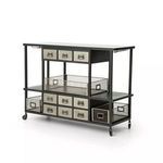 Product Image 2 for Industrial Bar Cart Black/Antique Nickel from Four Hands