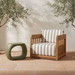 Product Image 11 for Adelaide Brown Stripe Outdoor Accent Chair from Moe's