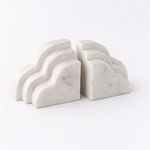 Product Image 1 for Marble White Bookend from BIDKHome