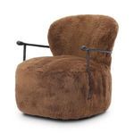 Product Image 2 for Plath Ochre Shearling Swivel Chair from Four Hands