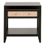 Product Image 2 for Holland Brushed Black Acacia 1-Drawer Side Table from Essentials for Living