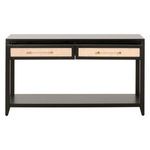 Product Image 2 for Holland Brushed Black Acacia 2-Drawer Console Table from Essentials for Living