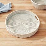 Product Image 2 for Burma Rattan Round Serving Tray from Napa Home And Garden