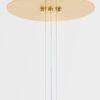 Product Image 1 for Brim 1-Light Small Soft White / Gold Leaf Pendant Light from Hudson Valley