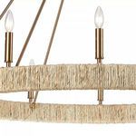 Product Image 2 for Abaca 12 Light Chandelier In Satin Brass from Elk Lighting