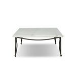 Product Image 3 for Idalia White Marble Outdoor Coffee Table from Four Hands