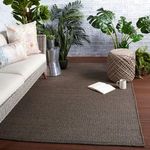 Product Image 2 for Ryker Indoor/ Outdoor Solid Brown/ Gray Rug from Jaipur 