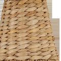 Close-up texture of woven water hyacinth lampshade