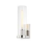 Product Image 1 for Porter 1-Light Wall Sconce - Polished Nickel from Hudson Valley