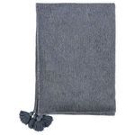 Product Image 1 for Misty 100% Cotton 50"x70" Throw Blanket Blanket in Blue from Classic Home Furnishings