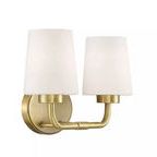 Product Image 2 for Capra Warm Brass 2 Light Bath from Savoy House 