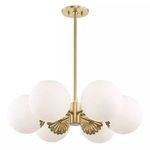 Product Image 1 for Paige 6 Light Chandelier from Mitzi