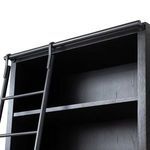 Product Image 14 for Admont Worn Black Veneer Traditional Bookcase with Ladder from Four Hands