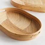 Product Image 3 for Jelani Cane Oval Trays, Set Of 2 from Napa Home And Garden