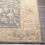Product Image 5 for Normandy Global Inspired Wool Charcoal / Medium Gray Rug - 4' x 6' from Surya