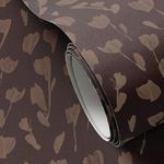 Product Image 2 for Wild Flowers I Black and Tan I Wallpaper by Roseanne Kenny from Four Hands