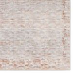 Zoomed-in corner showing detailed geometric pattern and muted rust accents