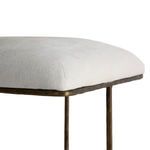 Product Image 3 for Lucas Natural Ivory Hide Leather Stool from Gabby