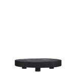 Product Image 1 for Samsun Black Wood Pedestal Cake Stand from BIDKHome
