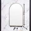 Carter Wall Mirror with dimension labels showing 24 inches wide by 38 inches tall and 1 inch deep
