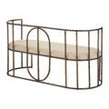 Product Image 5 for Euclid Boucle Seashell Bench from Currey & Company