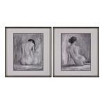 Product Image 1 for Figure In Black And White I And Ii   Fine Art Print Under Glass from Elk Home