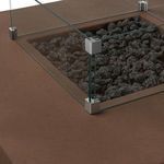 Product Image 4 for Donovan Square Fire Pit Wind Guard Kit - Tempered Glass from Four Hands