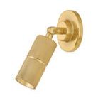 Studio shot of Truett Wall Sconce isolated on white background with cylinder light angled downward