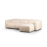 Radley sectional angled to show left side and chaise positioned on right side