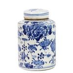Product Image 5 for Blue & White Mini Tea Jar Lotus Floral from Legend of Asia
