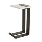 Product Image 2 for McClain White Marble Accent Table from Arteriors