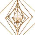 Product Image 5 for Selena Large Gold Metal Square Chandelier from Regina Andrew Design