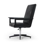 Product Image 17 for Carla Solid Ebony Oak Executive Desk Chair from Four Hands