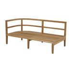 Santa Barbara Teak Left Arm Facing sectional frame only, without cushions