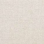 Extreme close-up of the cream upholstery fabric texture showing its weave pattern