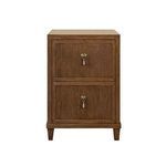 Product Image 7 for Two Drawer Side Table With Fluted Drawer Fronts from Worlds Away