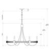Product Image 10 for Shipwright Chandelier from Currey & Company